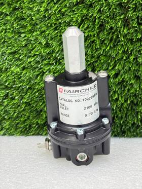 10222bptu Fairchild Pre Owned 10222 Pneumatic 0-70 Kpa Precision Regulator Only - Black