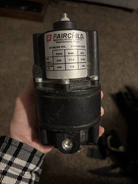 Fairchild Z19164-16253 Industrial Vacuum Regulator 250psig