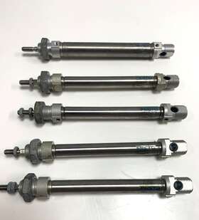 193988 Festo 19202 Mix Lot Of 5 Air Cylinders - 19193 Free Shipping