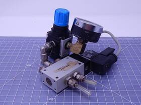 Lr-m1-g1 Festo Airtec Lr-m1-g1/4-04 M 05 510-hn Pneumatic Filter Regulator With Solenoid Va