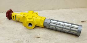 He-g1 Festo He-g1/2-lo Pneumatic Shut Off Lockout Valve With Muffler - Nice