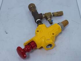 T122827 Festo He-n3/4-lo Shut-off Valve 8000l/min 3/4npt 1-10bar Nbr Seal