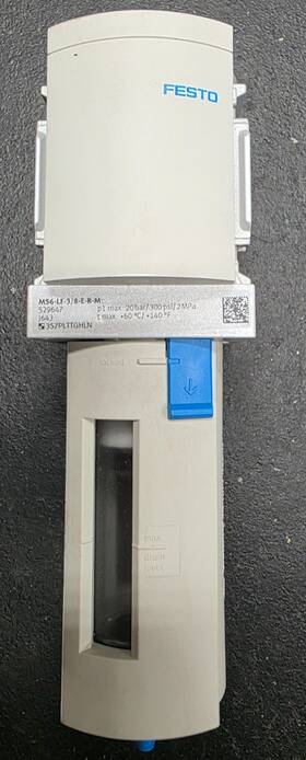 Ms6-lf-3 Festo Ms6-lf-3/8-e-r-m Air Line Filter 3/8 Inch Bsp 20 Bar / 300 Psi