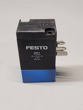 20.4-26.4v Festo Msv-3 Solenoid Coil 119 807 Dc 2.5w