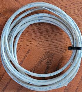 Pun-6x1-rt Festo Pun-6x1 Rt Plastic Tubing 144 Inch 12ft Pneumatic Hose Gray 10 Bar 3.66 Meter