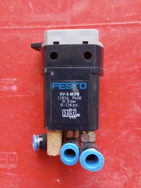 Sv-5-m5-b Festo Sv-5-m5 Fronttafel-ventil Mat.-nr. 11914 5/2 Monostabil 0-8bar 95l/min