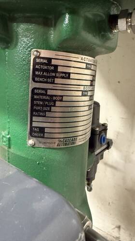 Fs-67 Fisher 667 4160 C1 Pneumatic Controller Pressure Regulator Untested