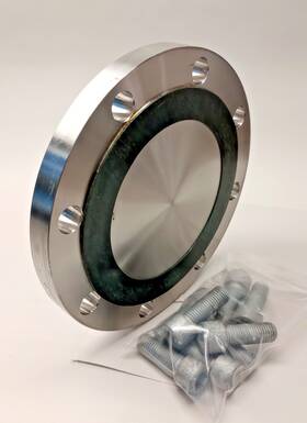 N0574babab Flange Used Closed Blind 11 Od X 8-1/2 Id 1 W A/sa182 F304/l B16.5