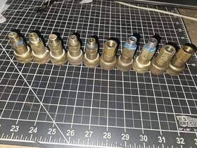Fm3003 Foster Fm3103 Air Pneumatic Lot 1/4 Inch Npt Brass Automatic Coupler