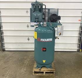 Fca05e57v8s-a9l1xx Fs Curtis Air Compressor 5 Hp 80 Gallon 200 Vac Weg 3-phase