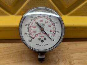 Aa806 Gast - 2 Inch Vacuum Gauge 160 Inches Wc