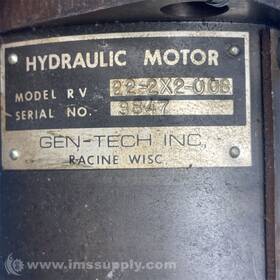 22-2x2-008 Gentech Hydraulic Motor Usip