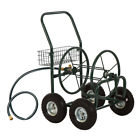 Gh10015 Glitzhome Yard Garden Landscape Steel Hose Reel Cart 6952658830260