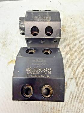 30-8435 Global Cnc Msl20/30-8435 Lot Of 2 Mori Seiki Zl-250 Smc - Tool Holders #msl20/30-8435