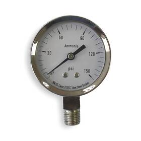 4cfw4 Grainger Approved Pressure Gauge Ag Ammonia 2 1/2in 150psi