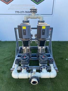 Crne32-2-1 Grundfos Multipump Booster Skid An-g-g-e-kuhe Ss Centrifugal Pump