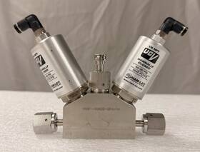Hmb1-4vkcc-gf4-th Ham-let 3-way Valve Ucv Seat Pctfe 60-90 Psi