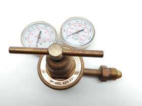 425-125-320 Harris Single Stage Brass Gas Regulator 0-125psi Cga 320 1/4 Inch Npt