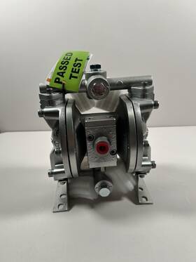 D0902al He Cosmostar D0902 3/8 Inch Double Air Diaphragm Pump Aluminum Body Teflon Ball