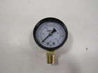 Hmp01500104001000 Milson Pressure Gauge Black Steel Case Bottom Mount 712755544042
