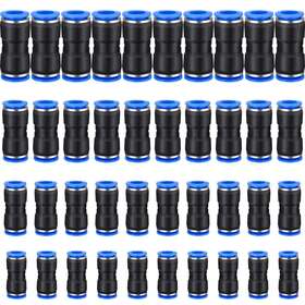 Honoson 445027386325 Push To Connect Air Fittings 1/4 1/2 3/8 Straight Quick Connectors Line 40-piece