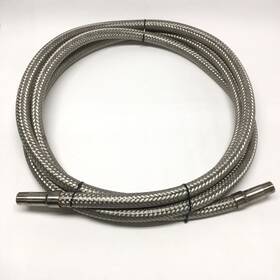 L40wmbcfe050129 Hose M304/l40wmbcfe050129 Stainless Steel Flexible Corrugated Braided 1/2 Inch Npt 0.89 X 14ft Long
