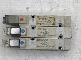 Sy5140-5lz Humphrey Lot Of 3 Smc 24volt Solenoid Valves