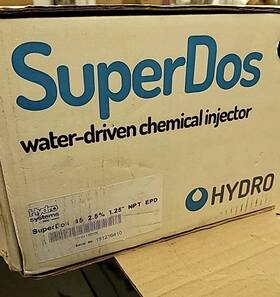 Hyd113212e Hydro Systems Super Dos Water Driven Chemical Injector