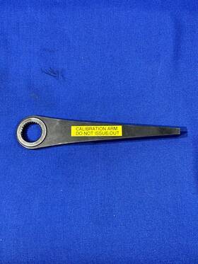 Cal-ra-sj-012 Hytorc 10 Inch Hydraulic Torque Wrench Reaction Calibration Alco Arm