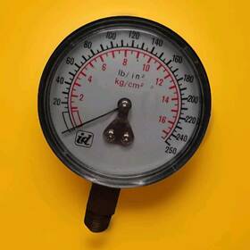 459208 Id Vintage Gauge 0-200 Psi 0-14 Bar Antique Steampunk Diy