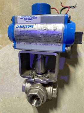 Vpvl-051-da-bc Jamesbury High Performance Actuator With 3/4 Inch Ball Valve 8551a001m