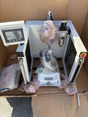 P-1019 Janesville Tool & Mfg And Model 1/8 Ton Deep Throat Precision Pneumatic Press
