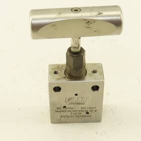 Ht249366 Kmt 3/4 Inch Stainless Steel High Pressure Needle Valve 66 000 Psi