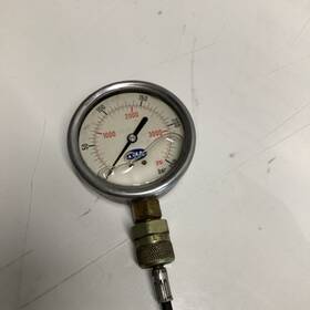 M-969 Lha Hydraulic Pressure Gauge 3000 Psi With Hose