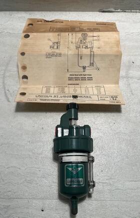 600206 Lincoln Industrial Pneumatic Oiler Read Description