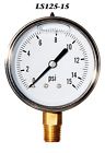 Ls125-15 Liberty Pneumatic New Hydraulic Liquid Filled Pressure Gauge Psi
