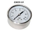 Lsh025-15 Liberty Pneumatic New Hydraulic Liquid Filled Pressure Gauge Psi Npt
