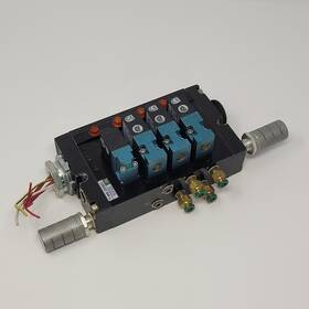 Mac 45a-l00-daaj-1fm9 Circuit Bar With 3 Valves 35a-b00-daaj-1fm9 Solenoid Valve