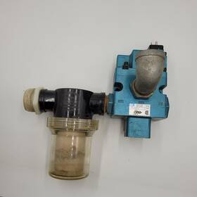 57d-33-501jj Mac & Piab Valve Connected To Solenoid 250b-501jj Ppsf1.0-x50