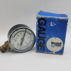 Marshal Town G14405 Marshalltown 2.0 45 30x30 Inch Hgx#kpa 1/4 Compound Pressure Vacuum Gauge Usa