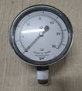 90268 Marshall Town 0/30 Inches Of Water Kilopascals Gauge