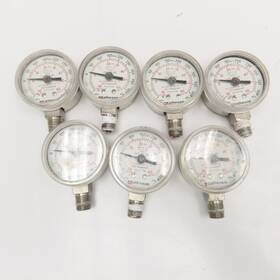 63-2206 Matheson 60psi 30 Inch Hg Vacuum 400kpa Pressure Gauge 1/4 Npt Lot Of 7
