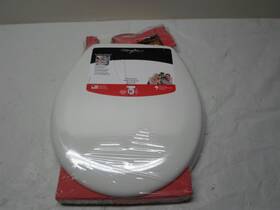 44eca Mayfair Qty 4 Damaged Bemis White Round Molded Wood Toilet Seats