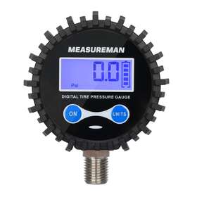 Measureman 445039120177 2-1/2 Inch Dial Size Digital Air Pressure Gauge With 1/4&39&39 Npt Bottom And