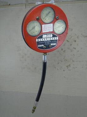 274001 Mico Quadrigage Hydraulic Pressure Test Gauge
