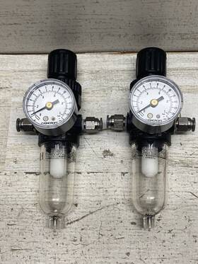 B07-101-m1aa Nogren Lot Of 2 Imi Norgren Filter Regulator 150 Psig With Ashcroft Guage