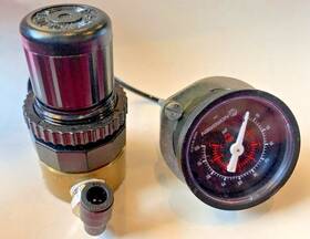 R06-262-rnka Norgren Lightly Used Pneumatic Regulator Valve And 0-100 Psi 2 Inch Gauge