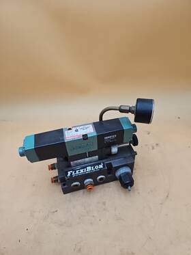 081ss600m000061 Numatics 081ss631m Solenoid Valve With Flexiblock.
