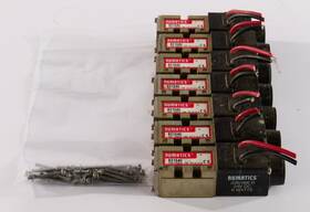 226-966b Numatics Lot Of 7 Asco 92154u Solenoid Valve 24vdc 6w 150 Psi