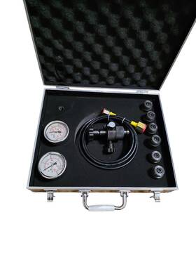 Orion Motor Tech 719868668641 Hydraulic Nitrogen Accumulator Charging Kit With 2 Gauges Gas Valve Test